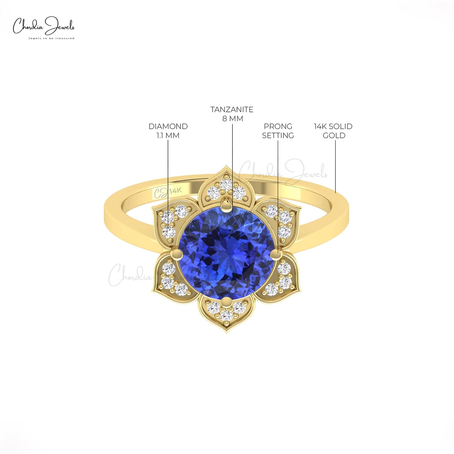 Diamond Halo Wedding Ring