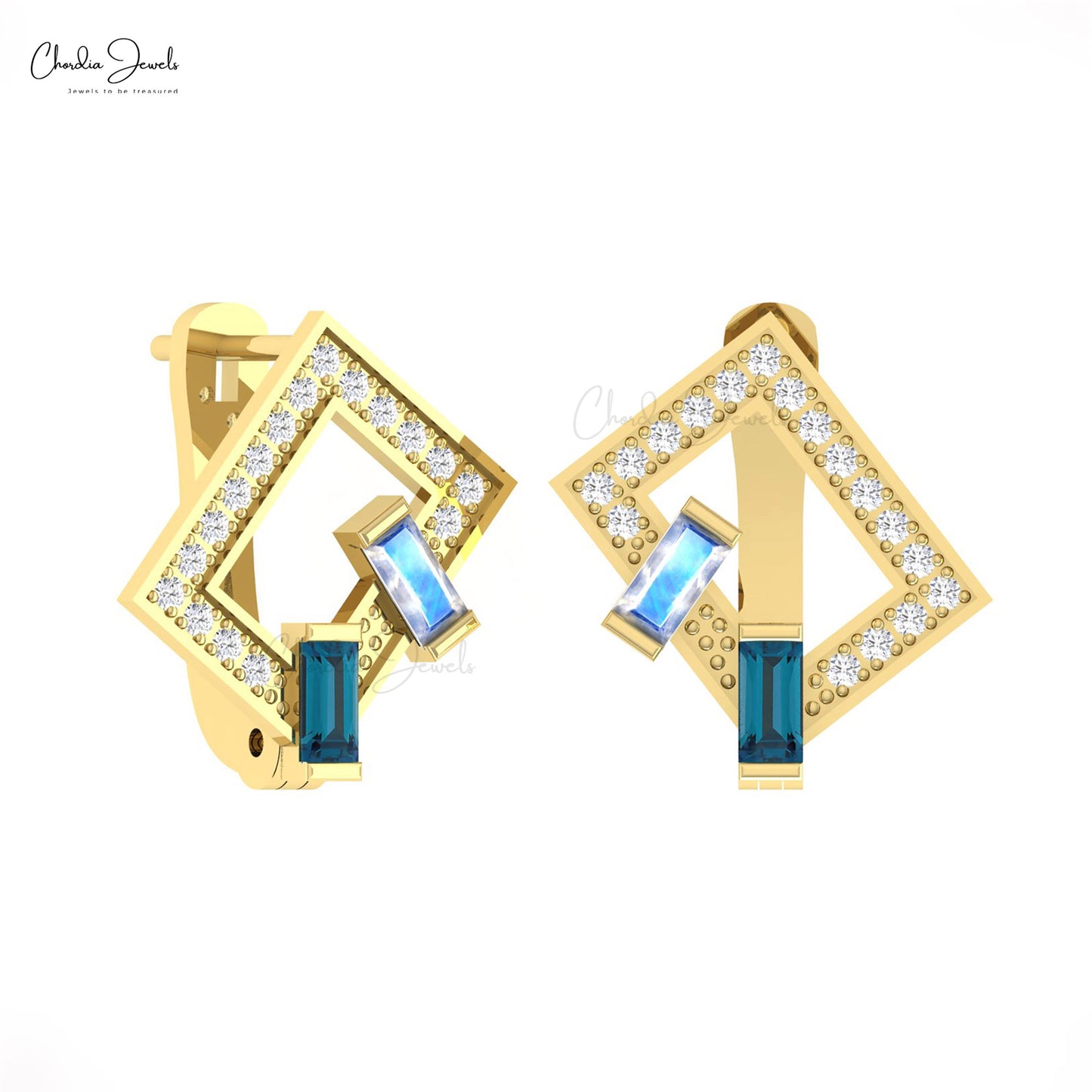 Diamond Accented Earrings