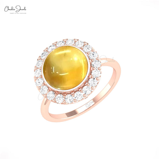 14k Solid Gold Cocktail Ring