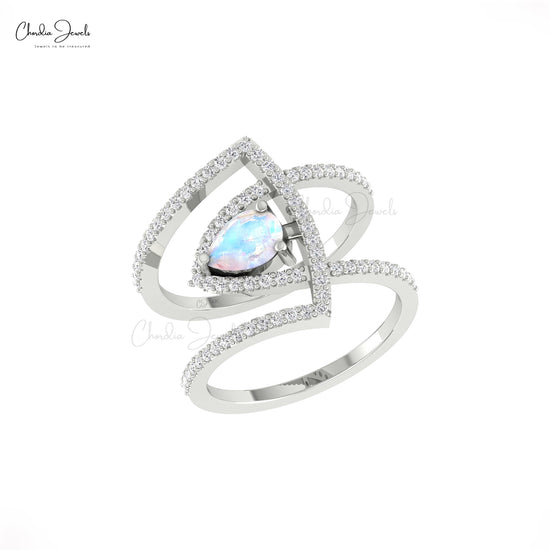 14k Solid Gold Diamond Ring
