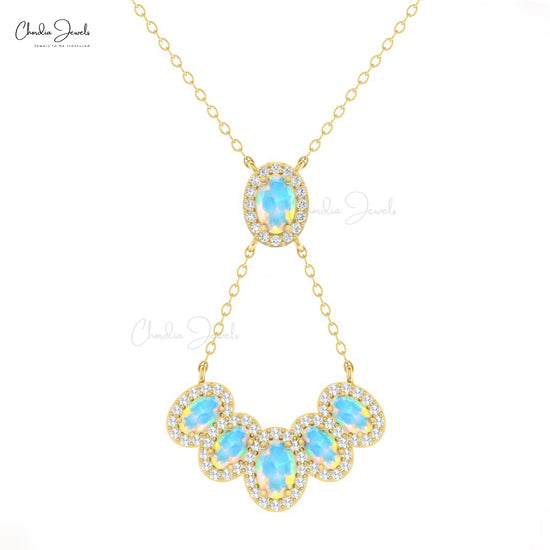 Multi Halo Heart Necklace For Her