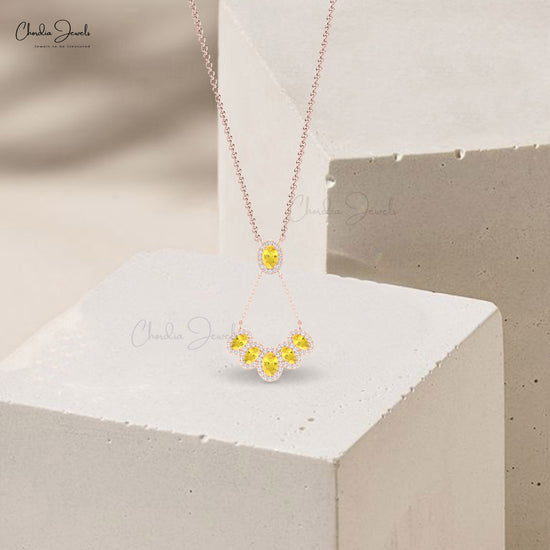 Diamond Multi Halo Necklace