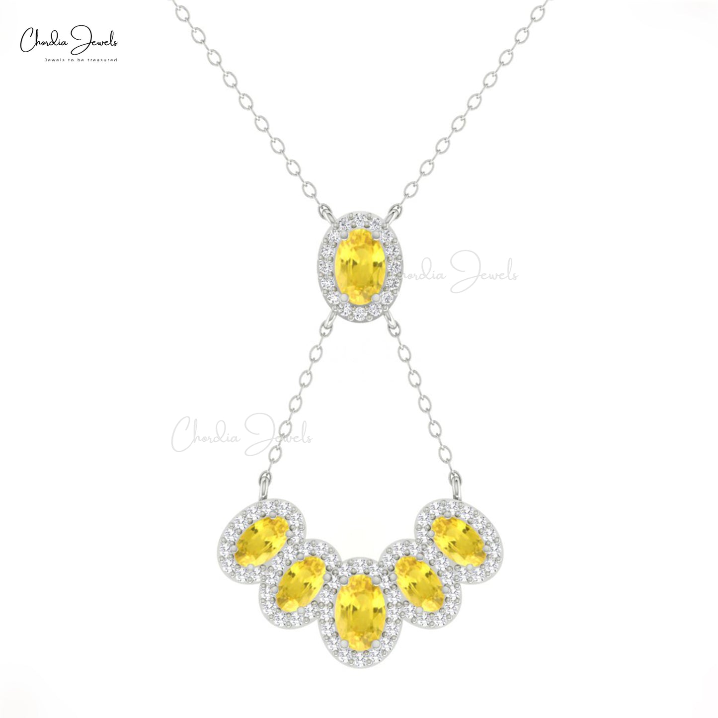 Pendant Drop Chain Necklace