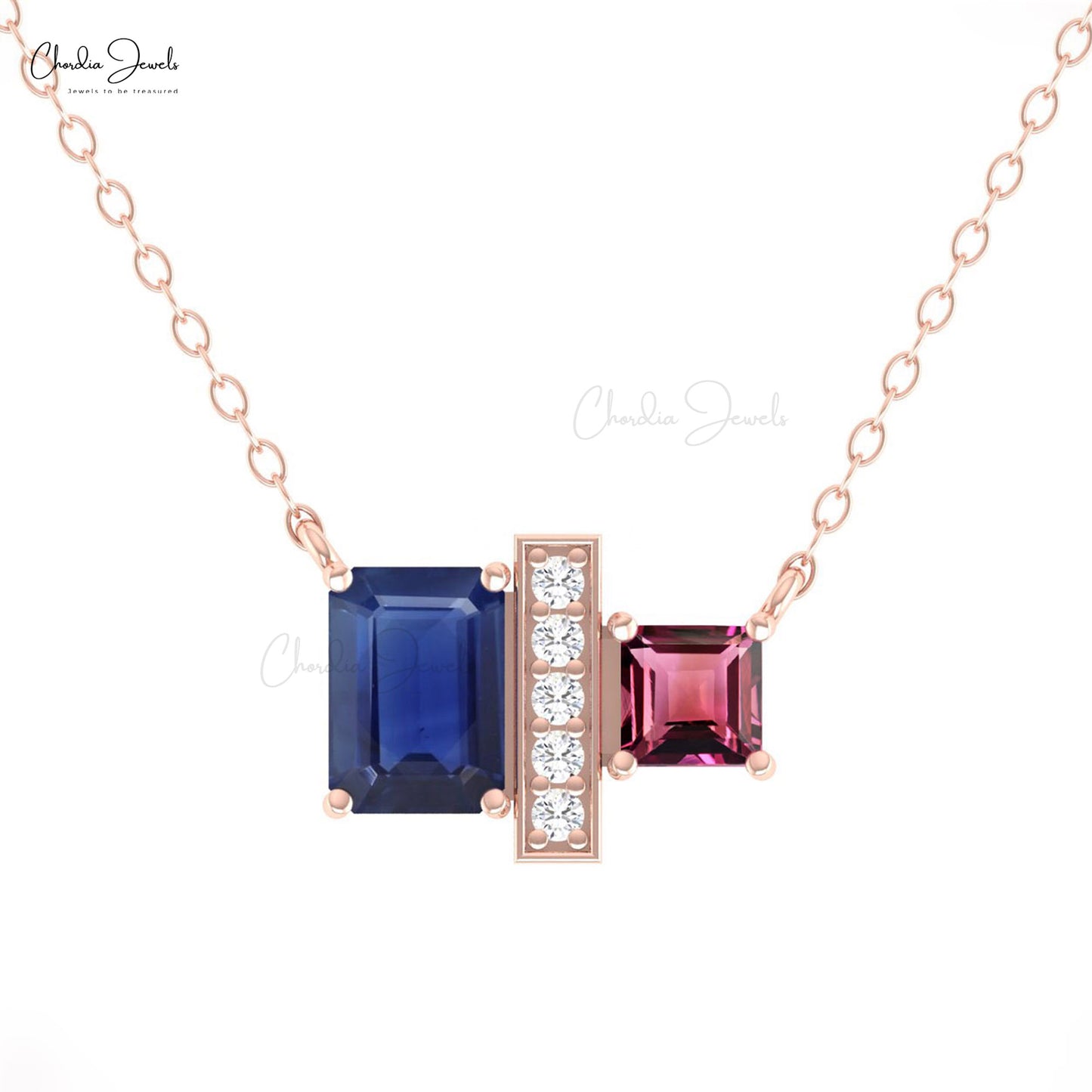 Two Stone Necklace