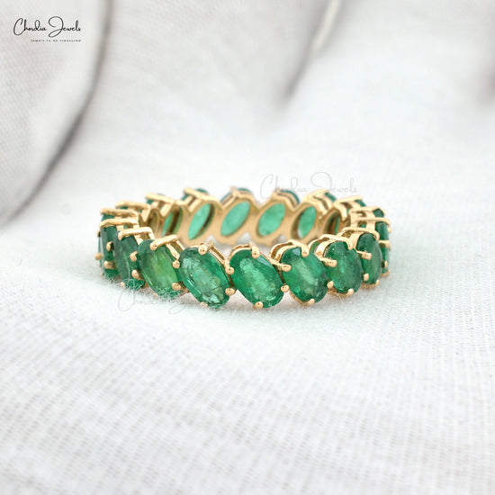 emerald eternity band