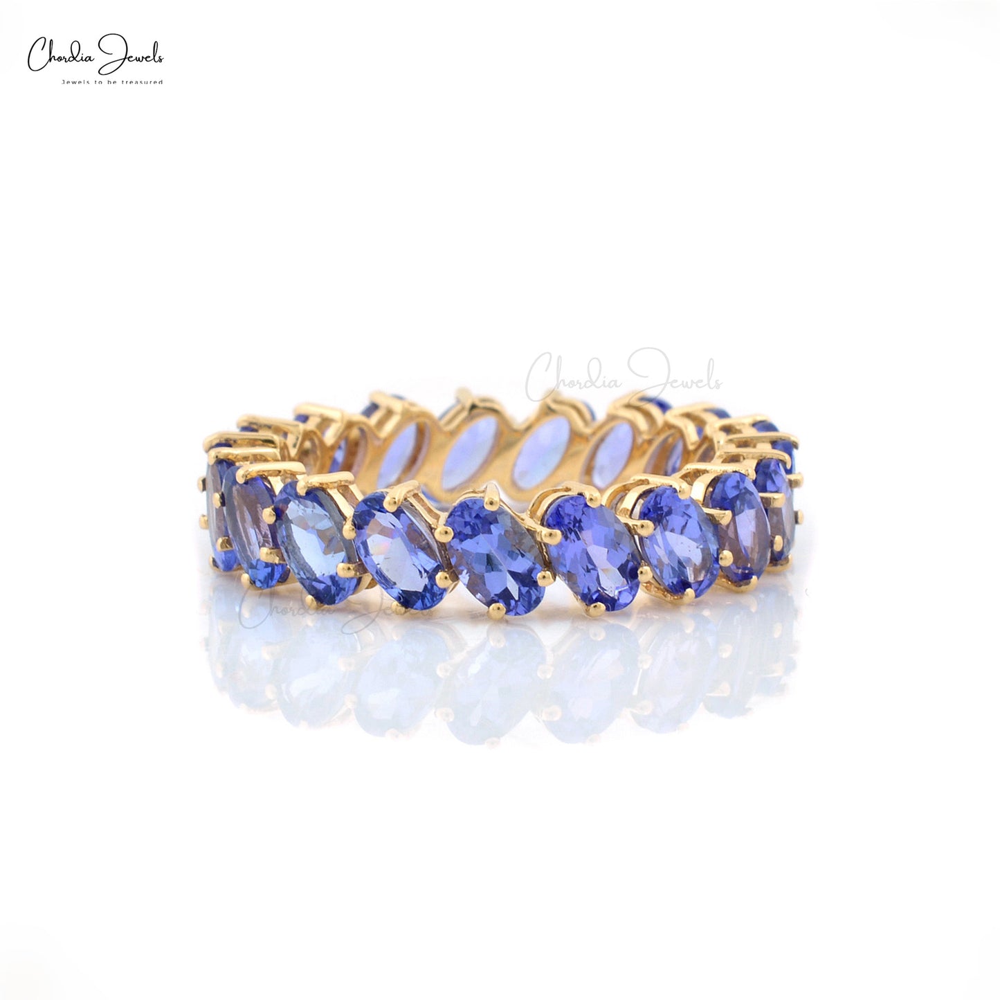 Load image into Gallery viewer, Tanzanite Eternity Bands
