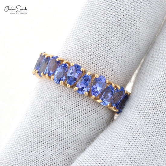 5x3mm Pear Cut Tanzanite Ring by Chordia Jewels