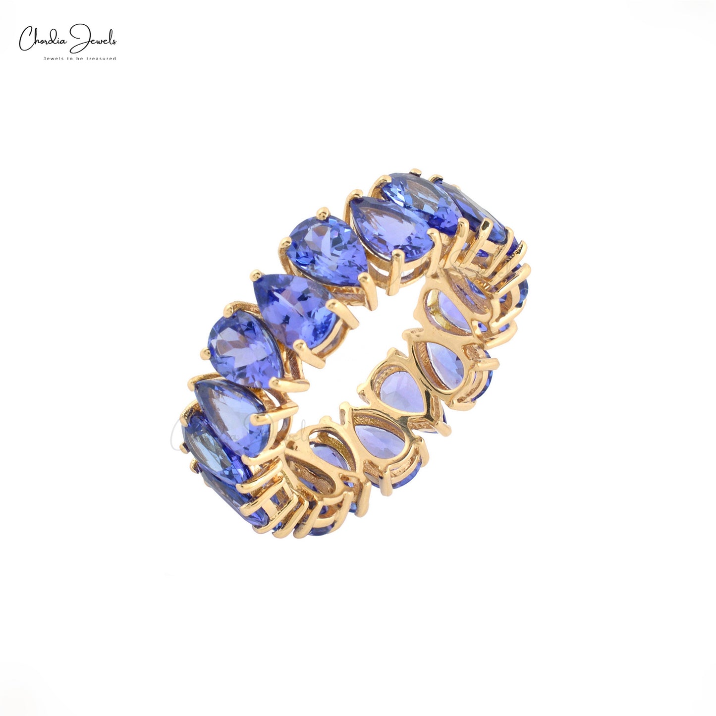 Timeless 14k Gold Tanzanite Wedding or Anniversary Ring