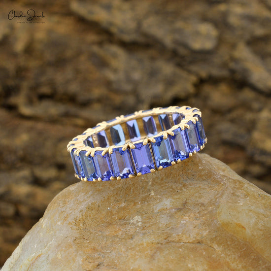 Chordia Jewels 14k Gold AAA Tanzanite Ring for Women