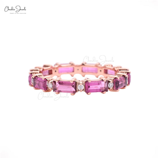 PINK TOURMALINE ETERNITY RING