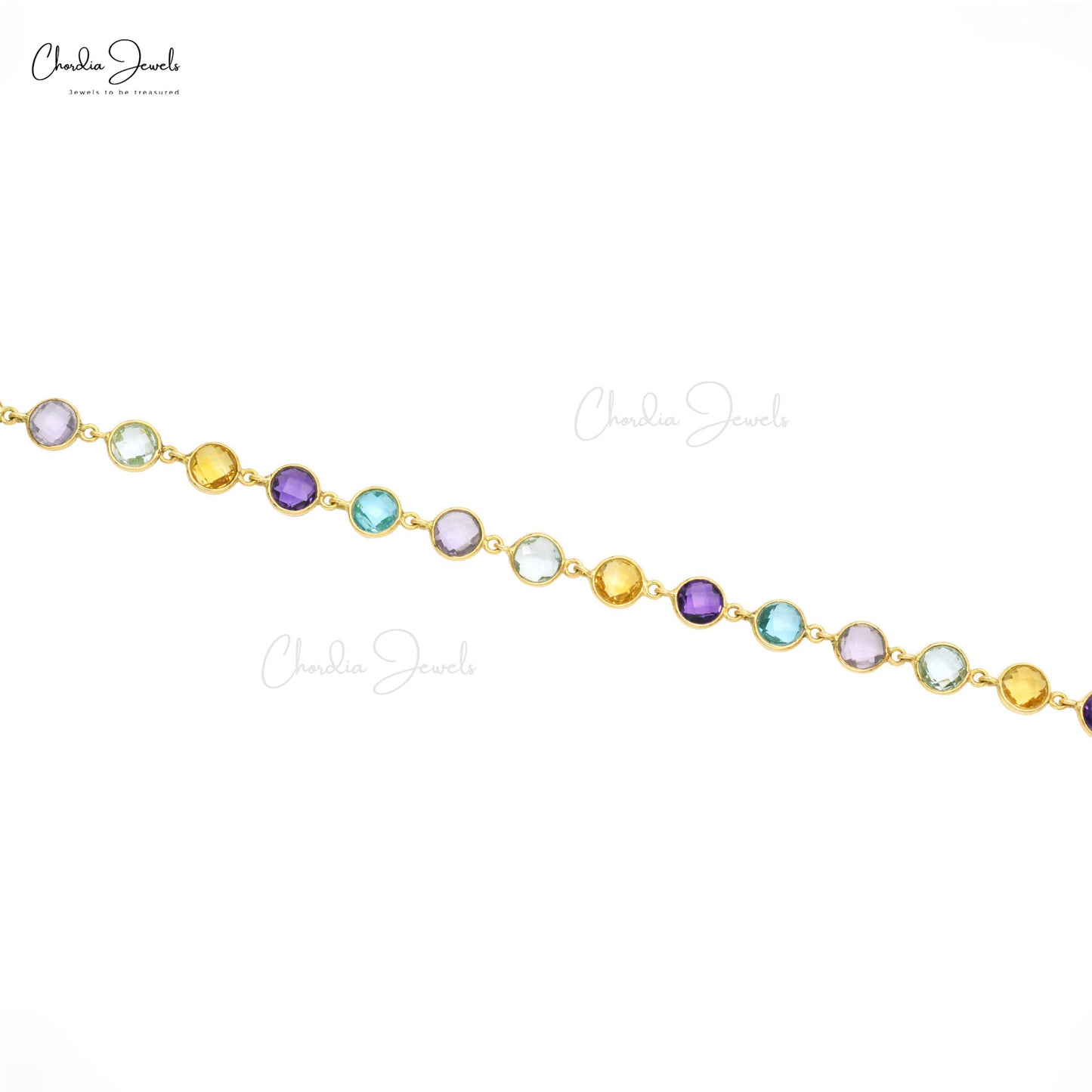 multicolor gemstone bracelet