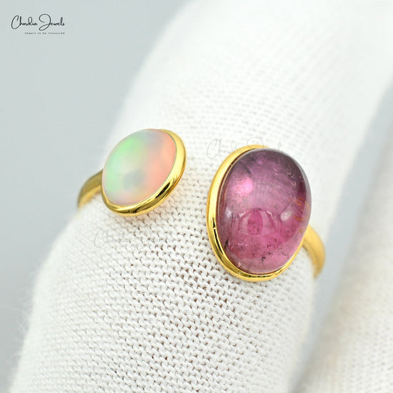 Load image into Gallery viewer, genuine opal gemstone ring
