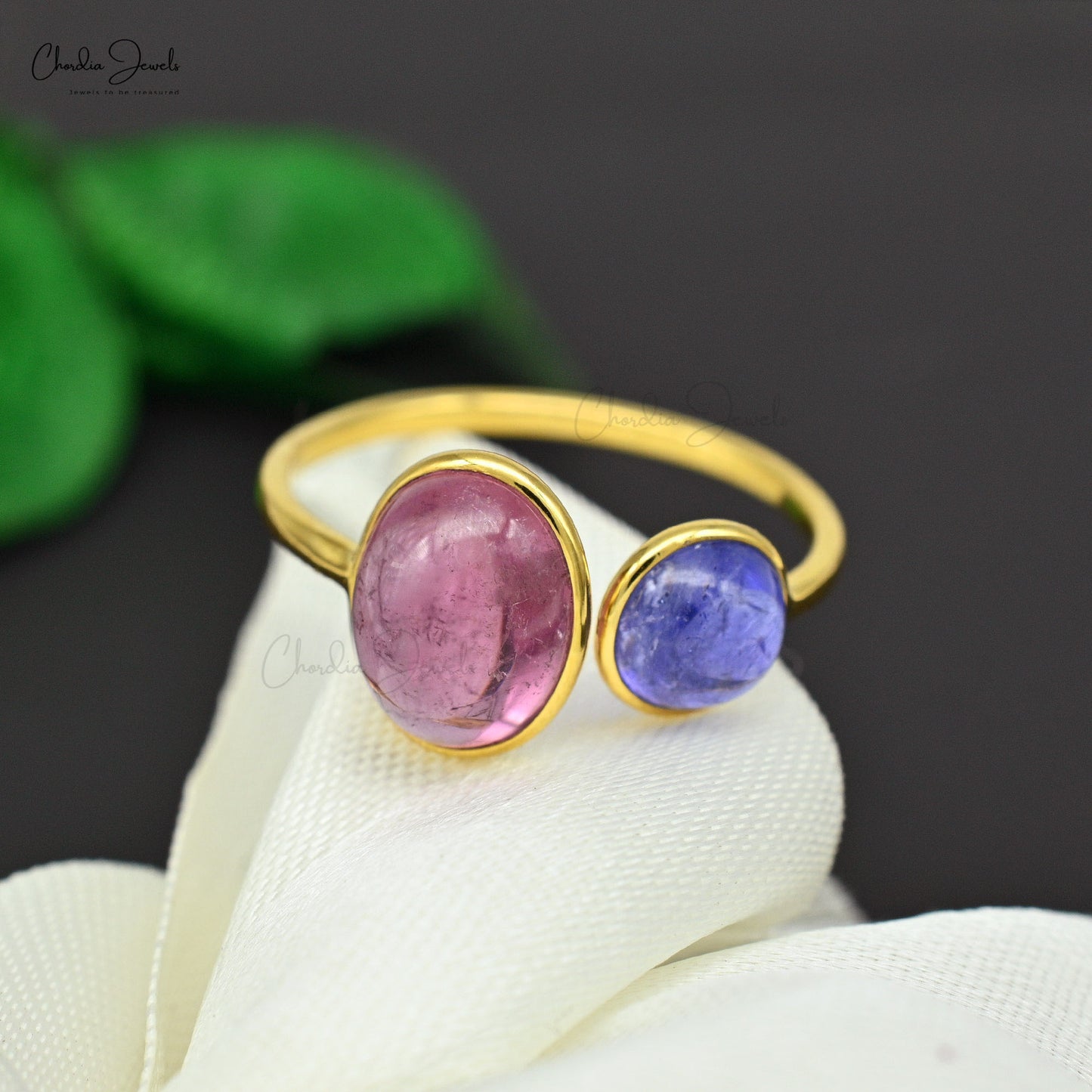 DOUBLE STONE RING
