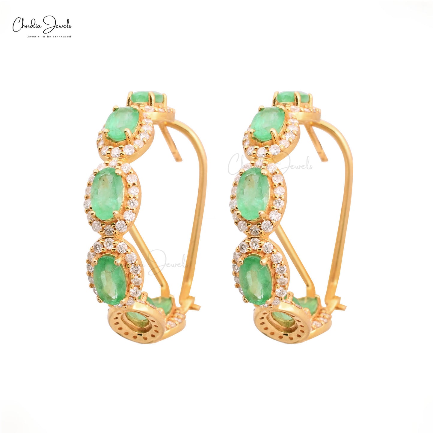 Real Emerald Earrings