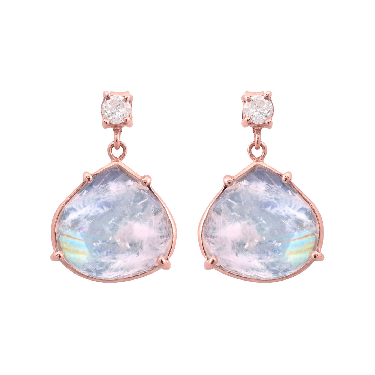 14k Gold Dangling Earrings