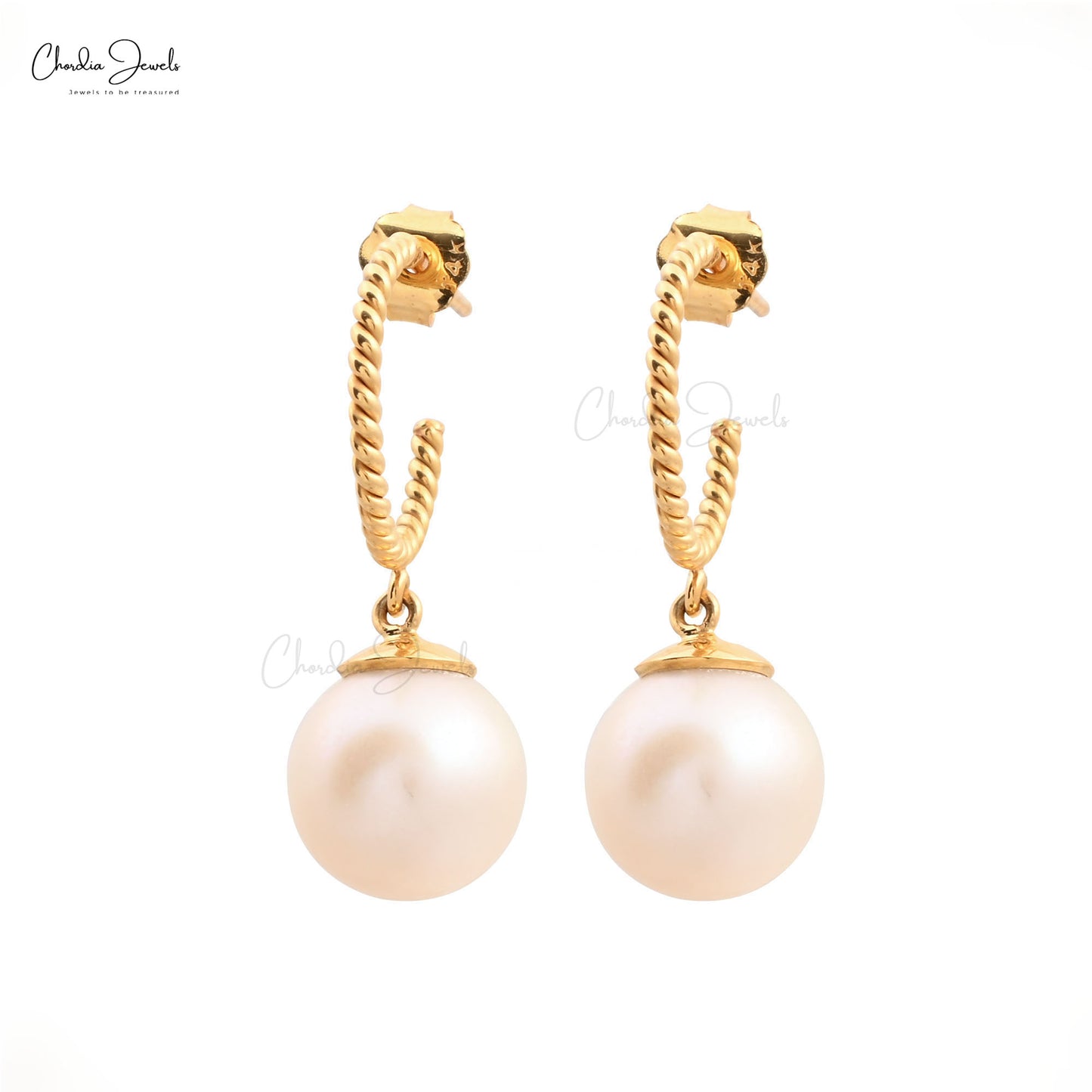 pearl gemstone earrings