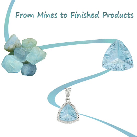 Blue stone earrings 