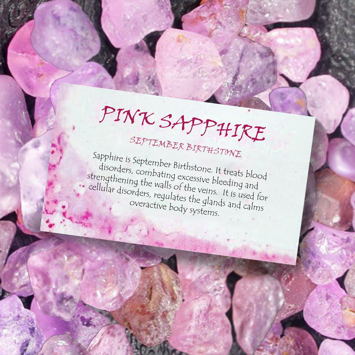 Natural Pink Sapphire & Diamond Floral Pendant 14k Gold 0.17Ct Oval Gemstone Hallmark Jewelry