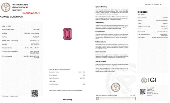 Natural Rubellite Tourmaline October Birthstone – Chordia Jewels