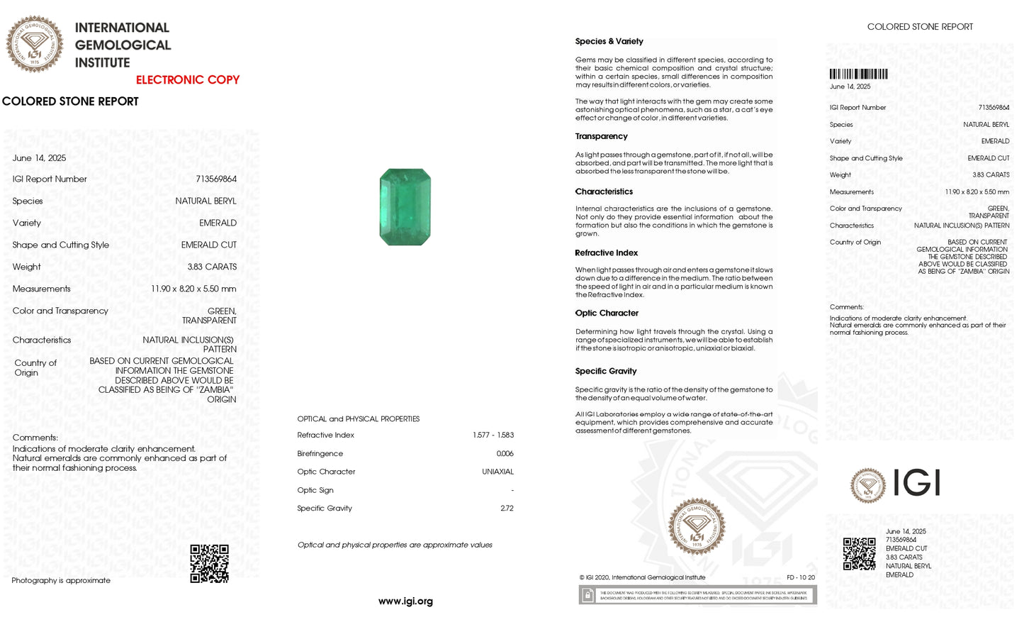 Precious natural emerald gemstone for rings – Chordia Jewels