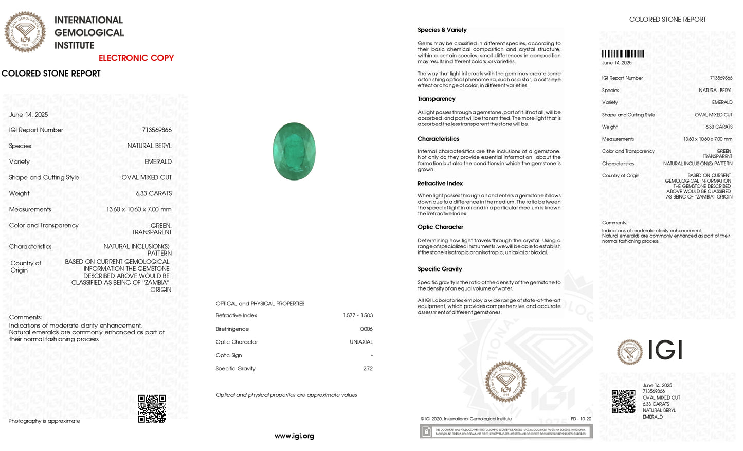 Top-quality natural green emerald gemstone – Chordia Jewels