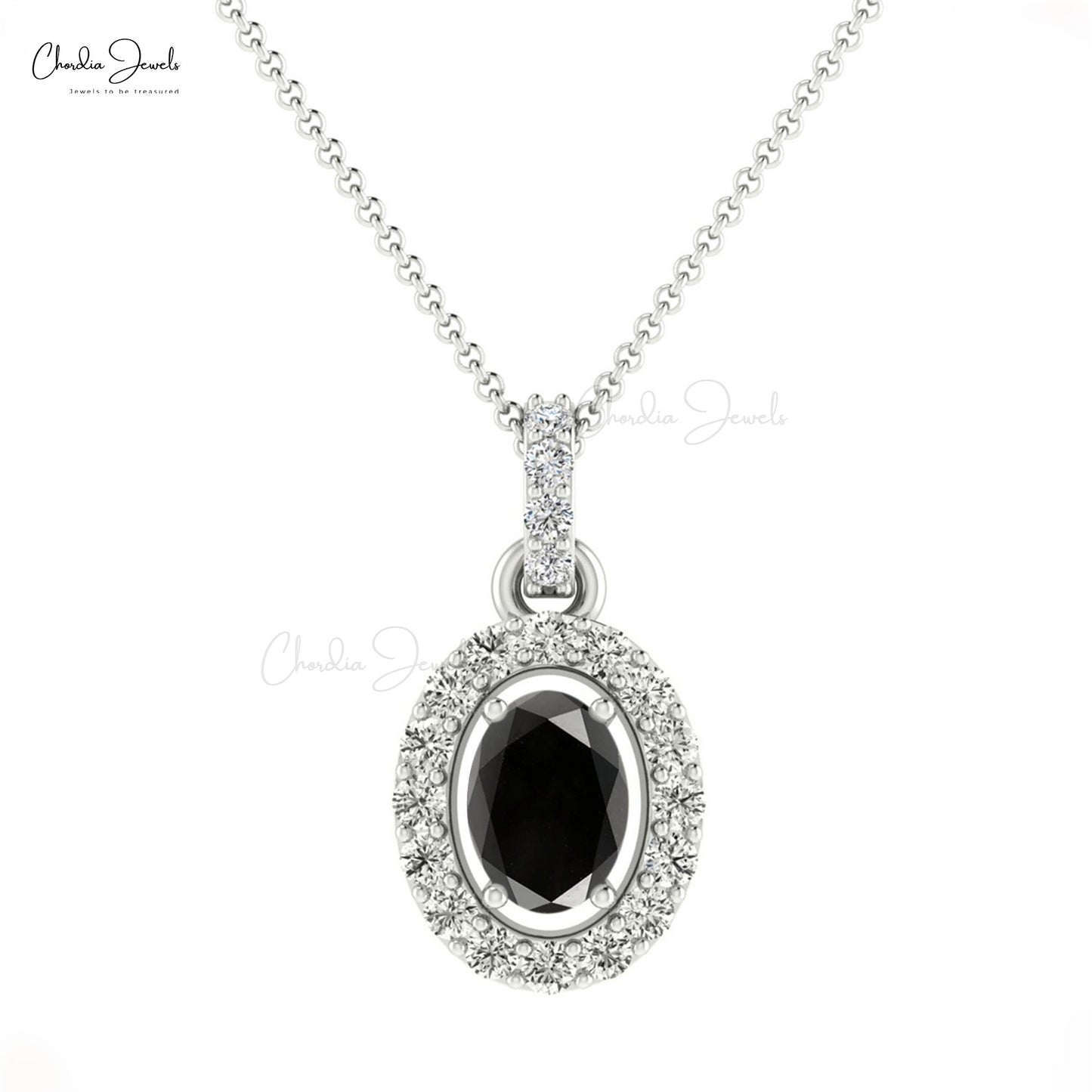 AAA Black Diamond Pendant