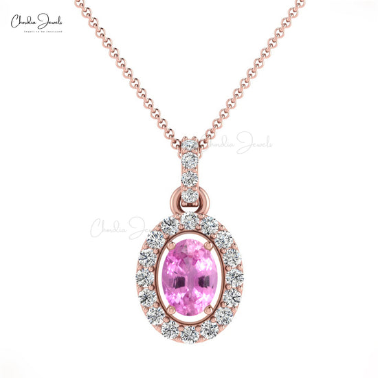 Buy Sapphire Halo Pendant