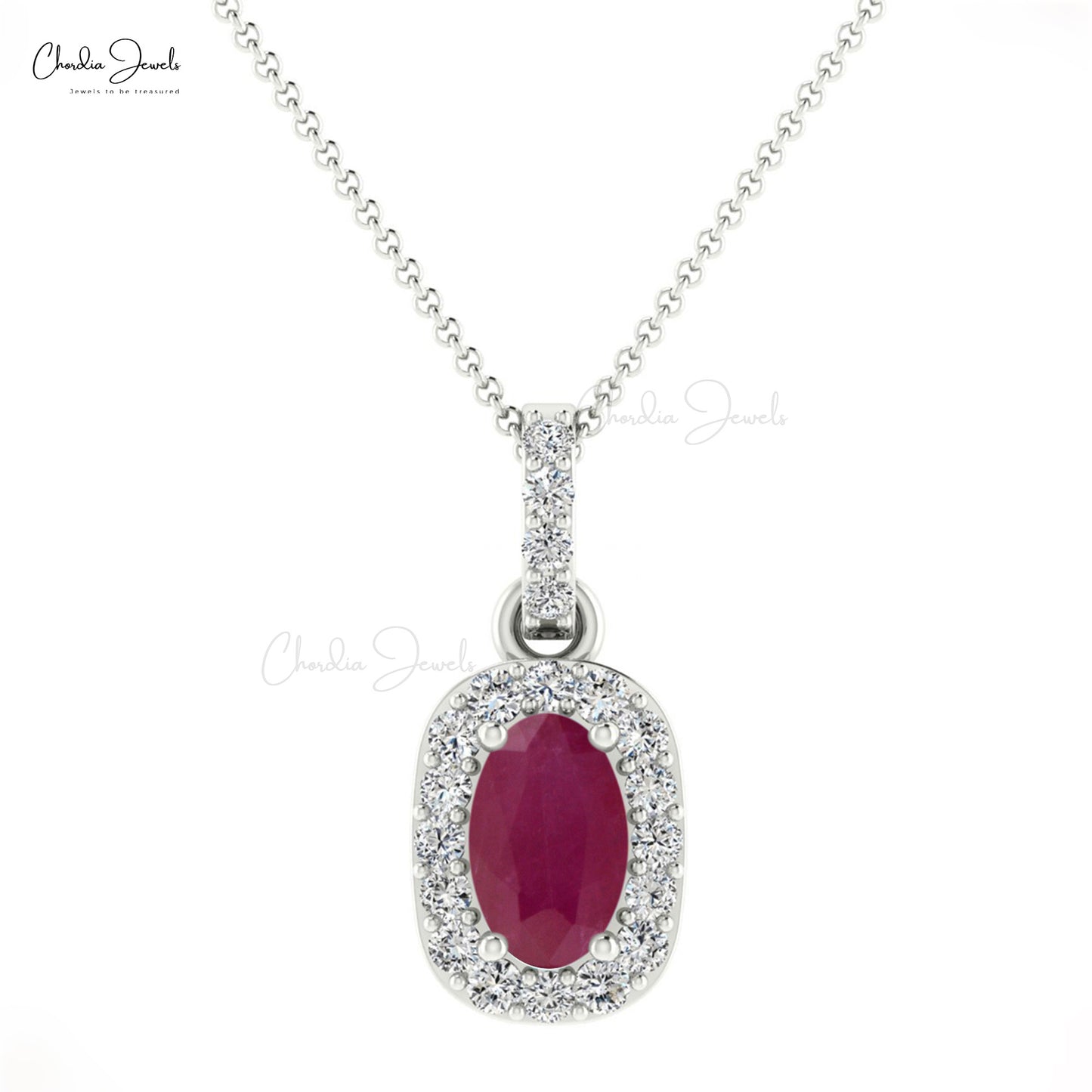 Genuine Ruby Pendant