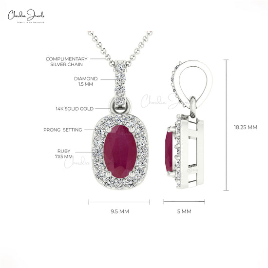 Halo Diamond Pendant