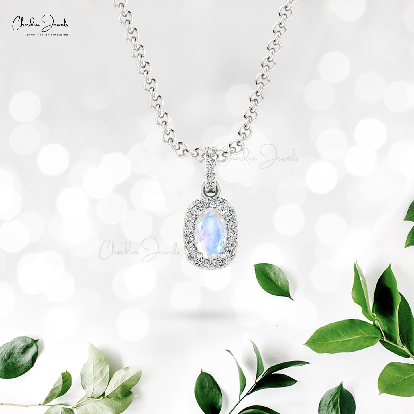 Diamond on sale halo pendants