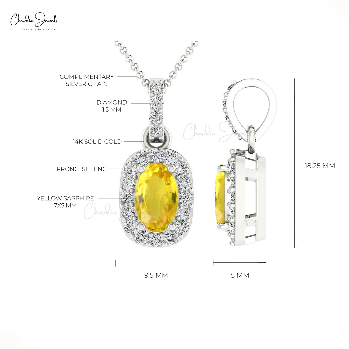 14k Solid Gold Women Necklace