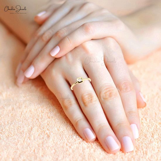 bezel set diamond engagement rings