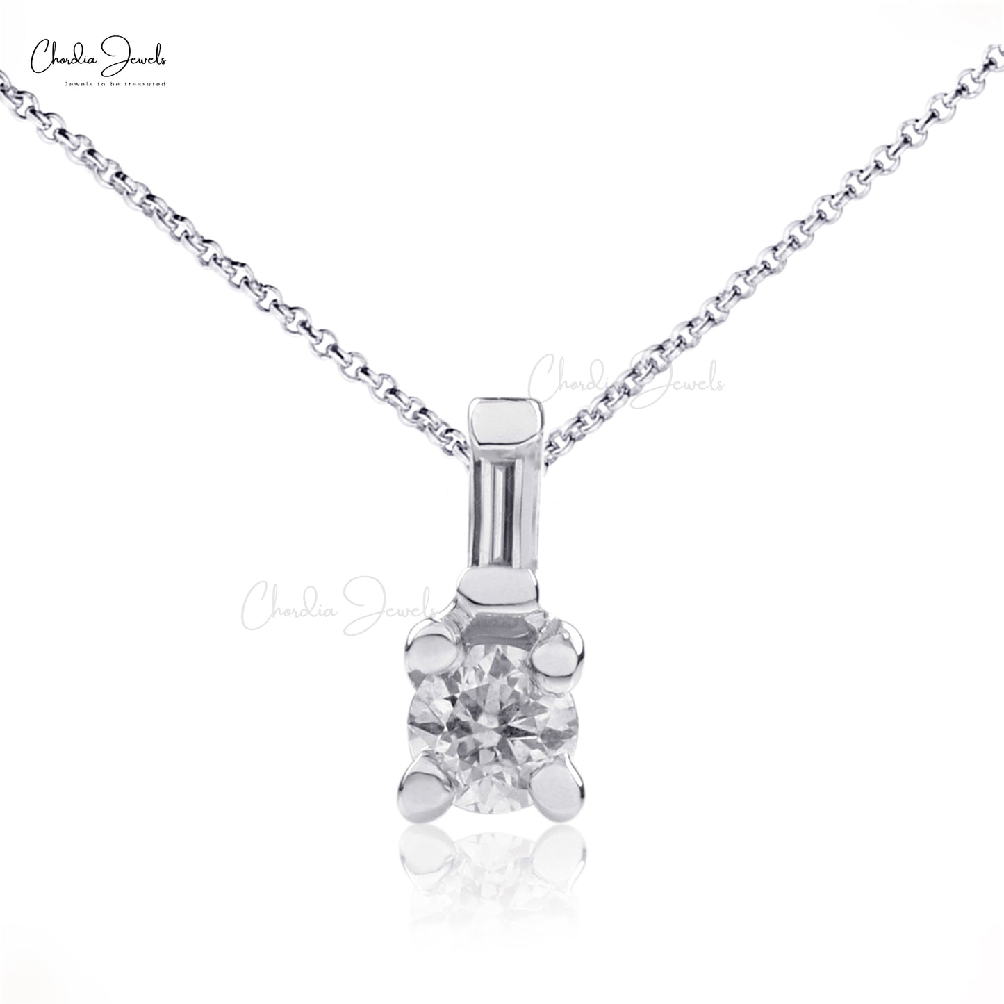 White Diamond Pendant