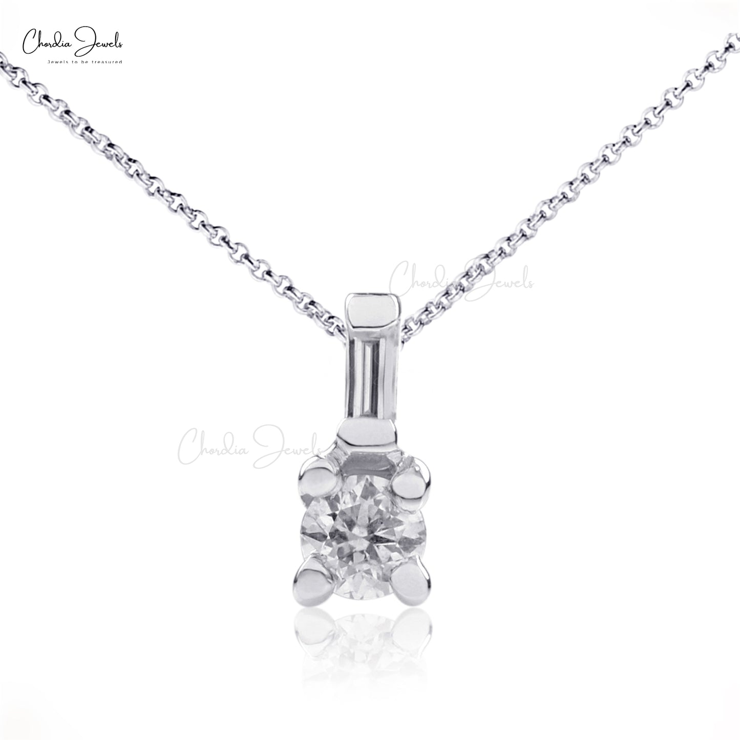 Load image into Gallery viewer, White Diamond Pendant
