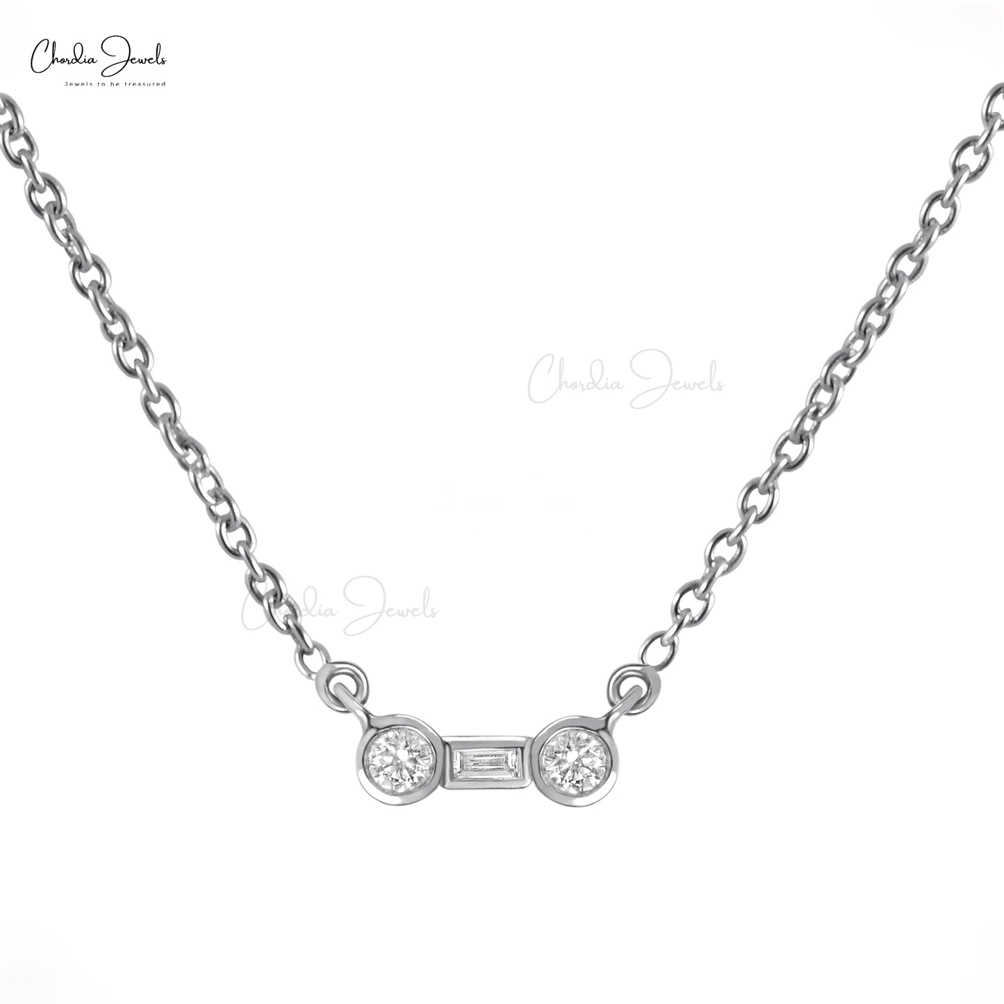 White Diamond Necklace