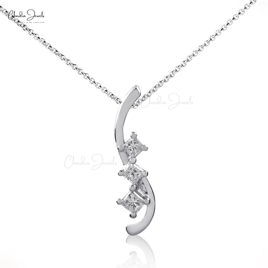 Square Diamond Pendant
