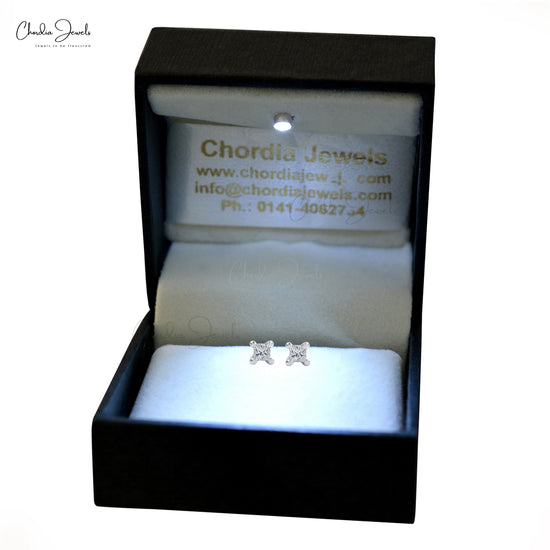 Dainty Diamond Stud Earring