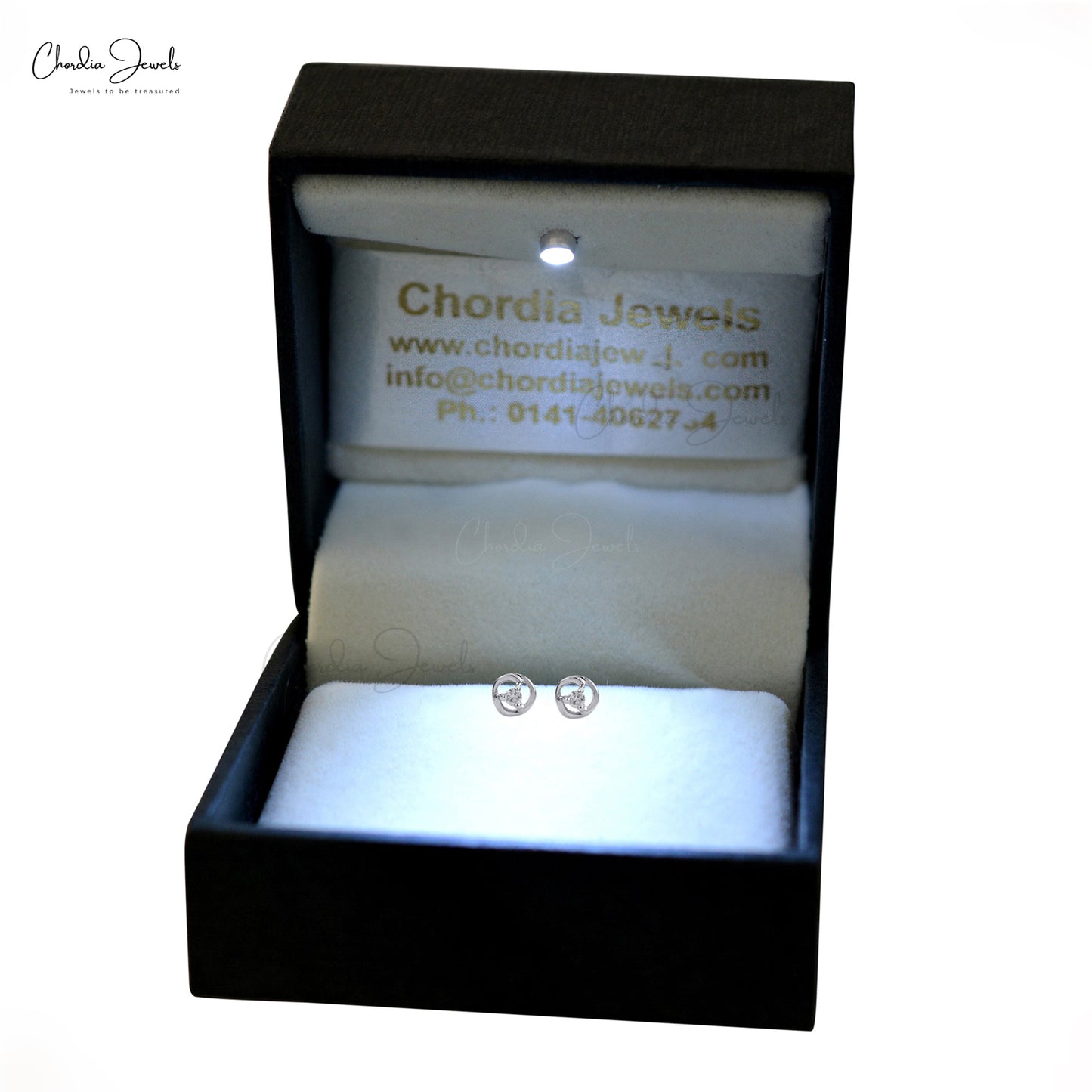 Dainty Diamond Studs 