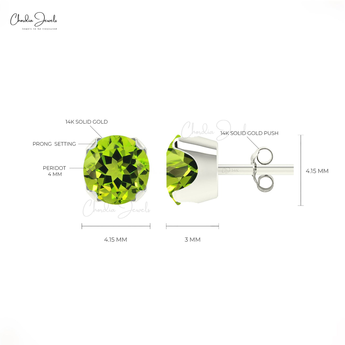 Solitaire Earrings