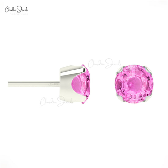 Pink Sapphire Earrings