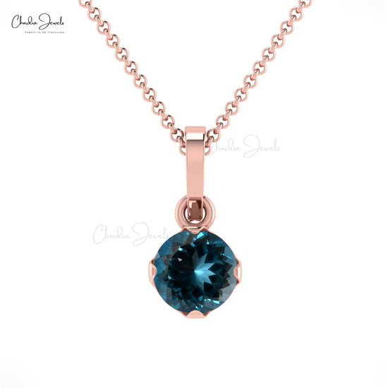 Buy Topaz Solitaire Pendant