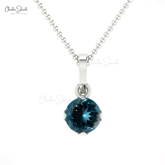 Buy Topaz Solitaire Pendant