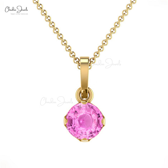 Buy Pink Sapphire Pendant