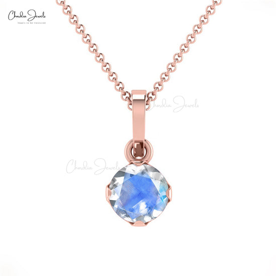 Buy Rainbow Moonstone Solitaire Pendant