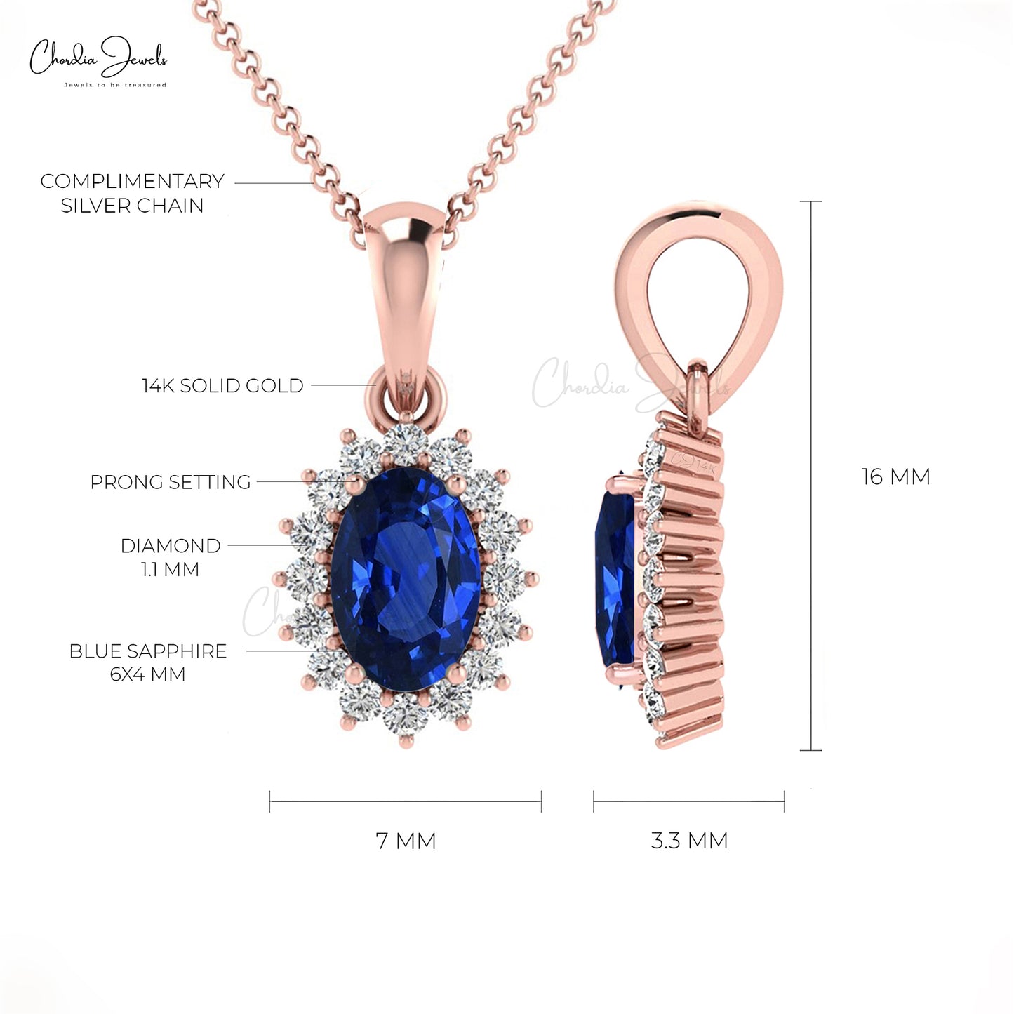 Halo Diamond Pendant