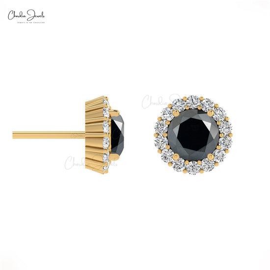 Halo Diamond Earrings