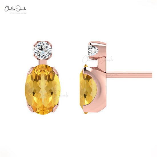 Dainty Diamond Studs
