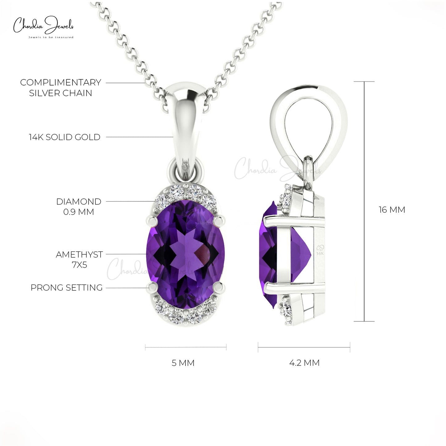 Amethyst Pendant