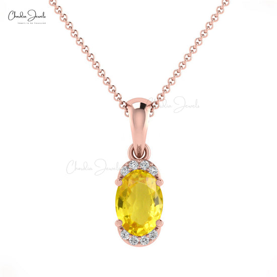 Buy Yellow Sapphire Pendant