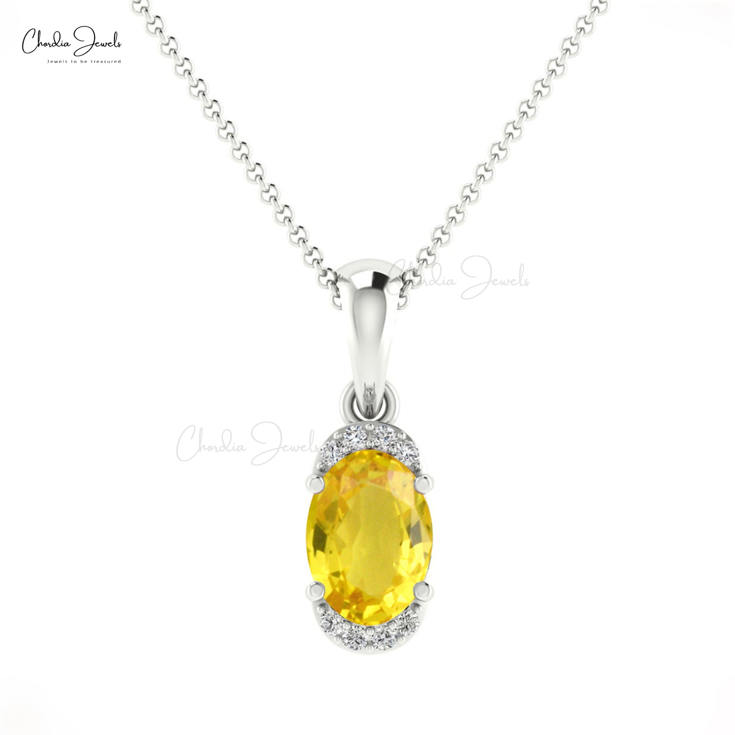 Buy Yellow Sapphire Pendant